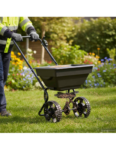 Spanditore Nero 47 x 82 x 75 cm PVC e Acciaio