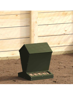 Feeder per pollo Verde oliva 30 x 30 x 39 cm