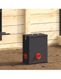 Feeder per pollo Nero 32,5 x 20,5 x 43 cm