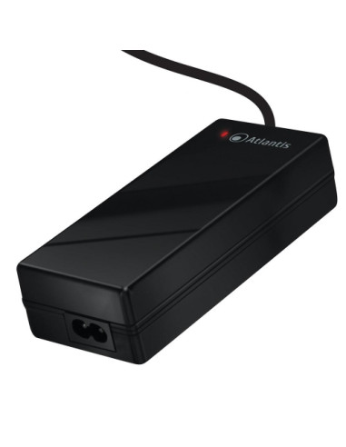 ALIMENTATORE UNIVERSALE AUTOMATICO x NOTEBOOK ATLANTIS P008-SC-90AM 90W, 13 connettori intercambiabili (incluso connettore x HP)