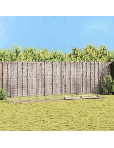 Gabbia per polli 2 pcs Argento 600 x 100 x 210 cm