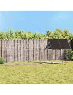 Gabbia per polli 2 pcs Argento 600 x 100 x 210 cm