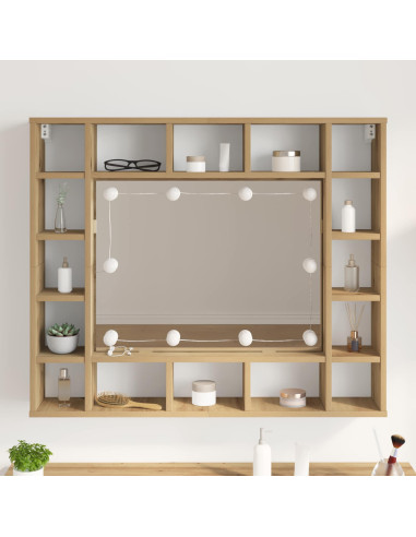 Luci per Specchio 12 pcs Bianco 4.5 x 4.5 x 4.8 cm Plastica