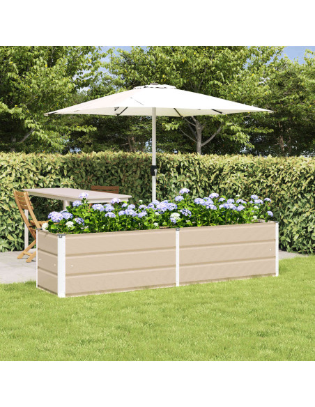 Fioriera Avorio 480 x 50 x 45 cm Acciaio zincato