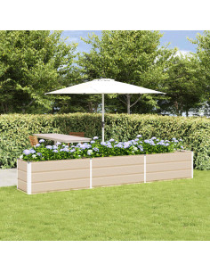 Fioriera Avorio 480 x 50 x 45 cm Acciaio zincato