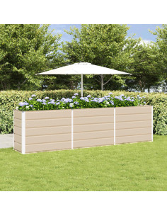 Fioriera Avorio 480 x 50 x 45 cm Acciaio zincato