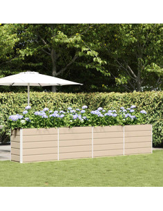 Fioriera Avorio 480 x 50 x 45 cm Acciaio zincato