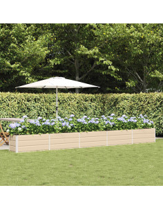 Fioriera Avorio 480 x 50 x 45 cm Acciaio zincato