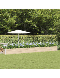 Fioriera Avorio 480 x 50 x 45 cm Acciaio zincato