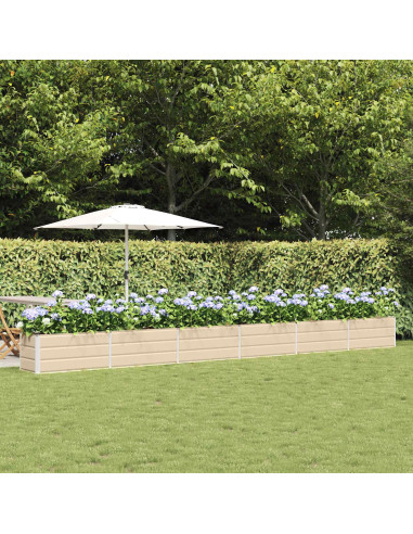 Fioriera Avorio 480 x 50 x 45 cm Acciaio zincato