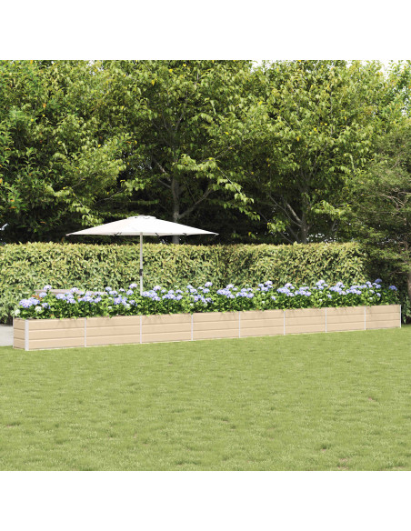 Fioriera Avorio 480 x 50 x 45 cm Acciaio zincato