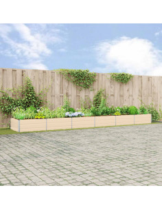 Fioriera Avorio 195 x 100 x 45 cm Acciaio zincato