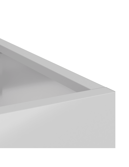 Vaso da giardino Acciaio zincato 50 x 32 x 40 cm