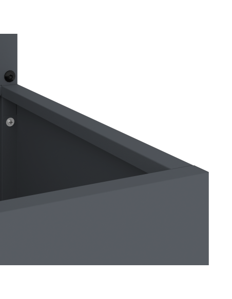 Schermo per privacy in giardino Traforo Antracite 32 x 140 cm