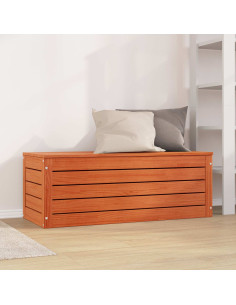 Scatola di Stoccaggio Marrone cerato 109 x 36,5 x 33 cm