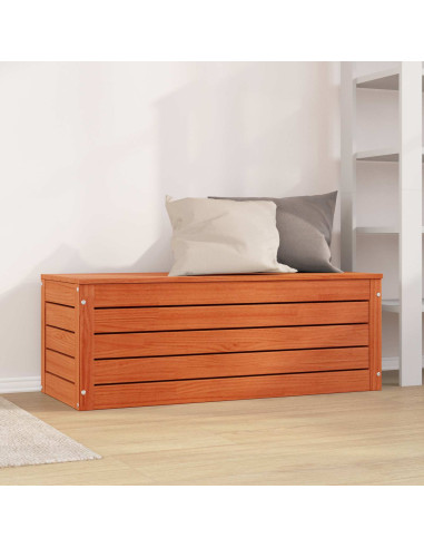 Scatola di Stoccaggio Marrone cerato 109 x 36,5 x 33 cm