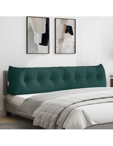 Cuscino per Schiena Verde Scuro 200 x 24 x 50 cm Tessuto