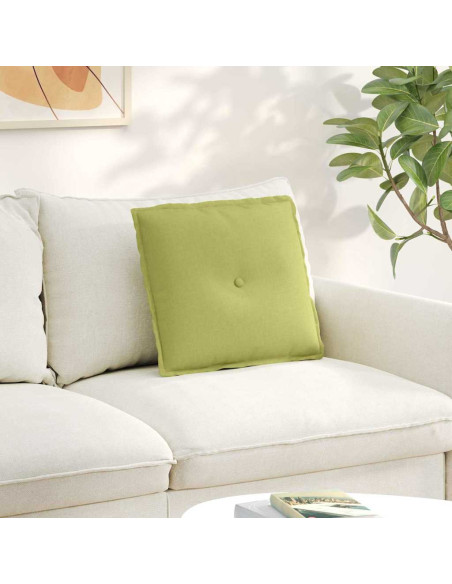 Cuscino per Schiena Verde chiaro 50 x 19 x 45 cm Tessuto