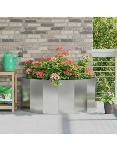 Fioriera Argento 120 x 60 x 50 cm Acciaio zincato