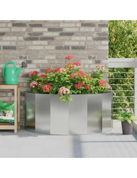 Fioriera Argento 120 x 60 x 50 cm Acciaio zincato