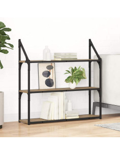 Scaffale da parete Rovere artigianale 80 x 21 x 78,5 cm