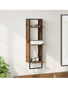 Scaffale da parete Legno vecchio 30 x 25 x 100 cm