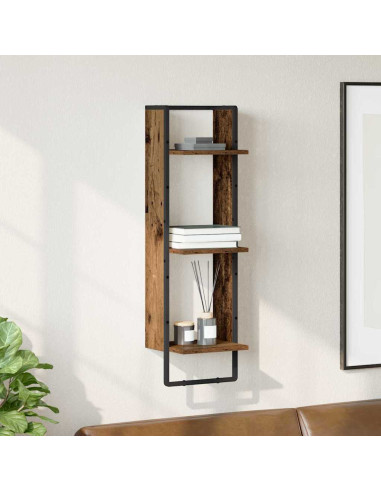 Scaffale da parete Legno vecchio 30 x 25 x 100 cm