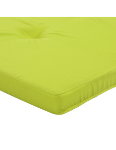 Cuscini per sedie 2 pcs Verde brillante. 58 x 77 x 4,5 cm