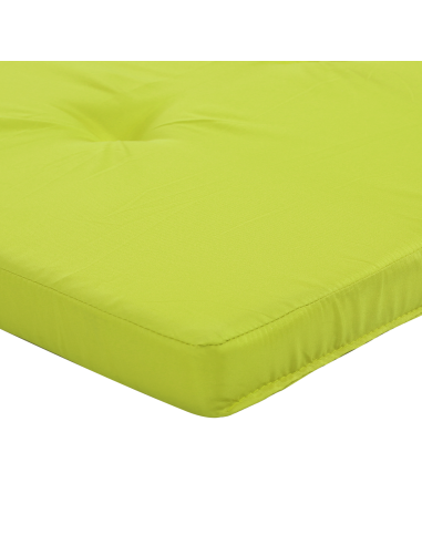 Cuscini per sedie 2 pcs Verde brillante. 58 x 77 x 4,5 cm