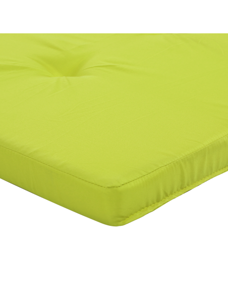Cuscini per sedie 2 pcs Verde brillante. 58 x 77 x 4,5 cm
