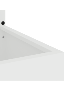 Schermo per privacy in giardino Traforo Bianco 50 x 140 cm