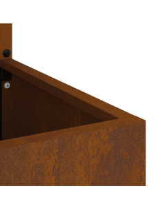 Schermo per privacy in giardino Traforo Ruggine 50 x 140 cm