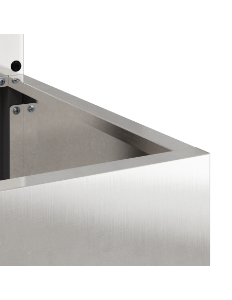 Schermo per privacy in giardino Floreale Argento 50 x 140 cm