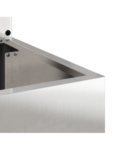 Schermo per privacy in giardino Argento 50 x 140 cm