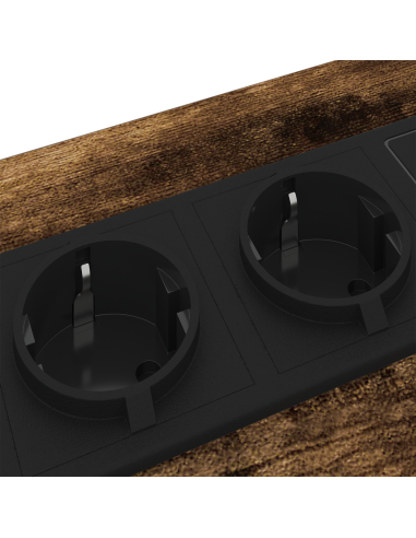 Armadio da Notte 2 pcs Rovere fumé 41 x 31 x 51 cm