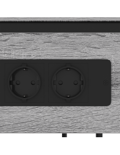 Armadio da Notte Grigio Sonoma 41 x 28 x 76 cm