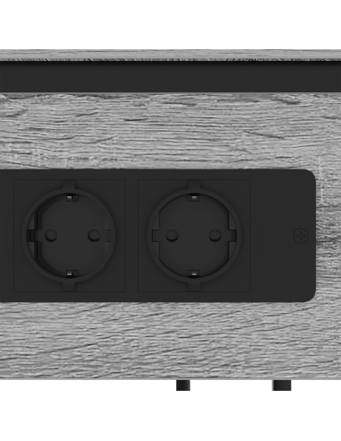 Armadio da Notte Grigio Sonoma 41 x 28 x 76 cm