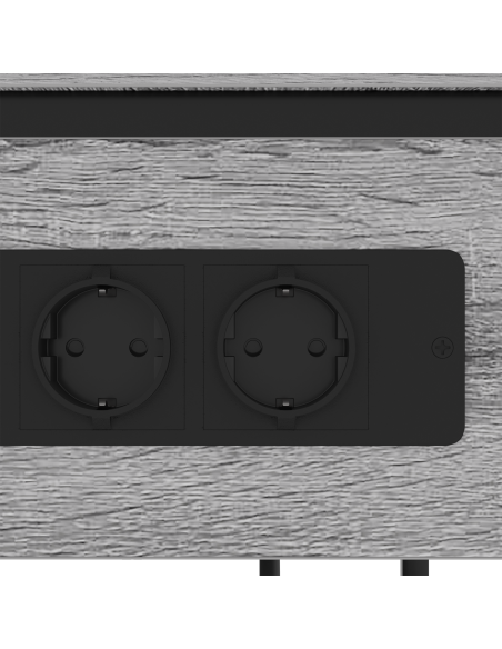 Armadio da Notte Grigio Sonoma 41 x 28 x 76 cm