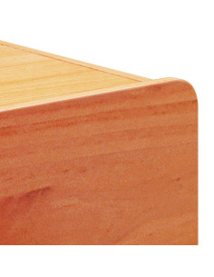 Comodino Marrone cerato 39 x 34 x 33 cm Legno di pino massello