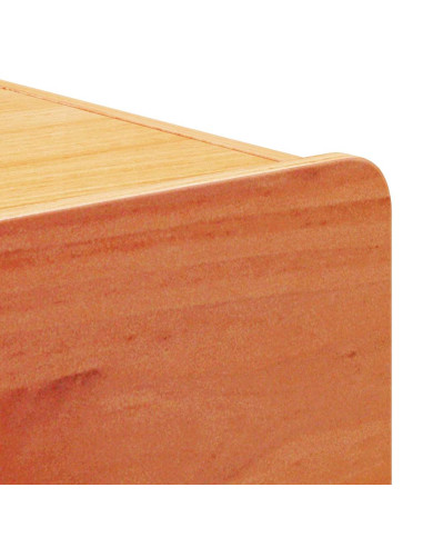 Comodino Marrone cerato 39 x 34 x 33 cm Legno di pino massello