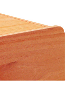 Comodino 2 pcs Marrone 39 x 34 x 33 cm Legno di pino massello