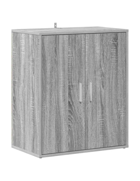 Scarpiera Grigio Sonoma 60x35x70 cm in Legno Multistrato