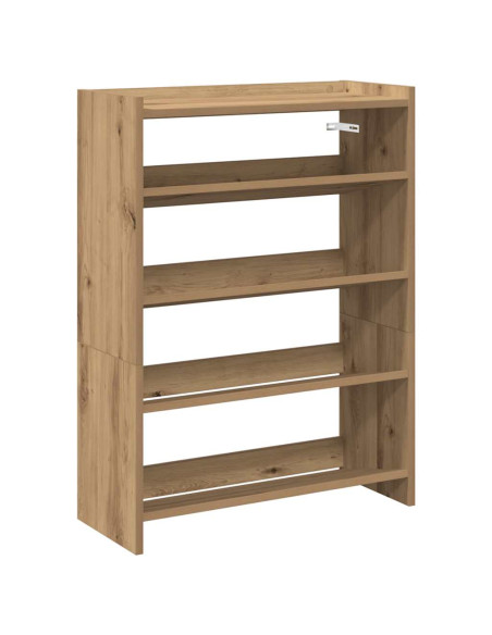 Scarpiera Rovere Artigianale 60x25x81 cm in Legno Multistrato