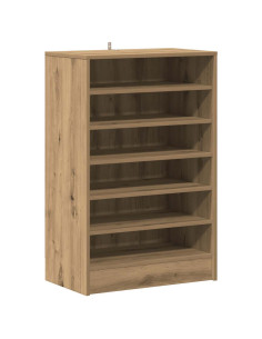 Scarpiera Rovere Artigianale 60x35x92 cm in Legno Multistrato