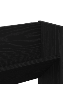 Mobile per scarpe 2 pcs Rovere Nero 85 x 18 x 90 cm