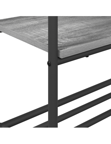 Stendibiancheria con lo scaffale Grigio sonoma 77 x 30 x 171 cm