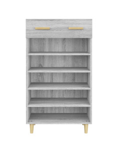 Scarpiera Grigio Sonoma 60x35x105 cm in Legno Multistrato