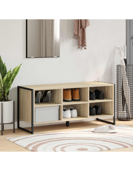 Mobile per scarpe Sonoma 60 x 35 x 44 cm Legno multistrato
