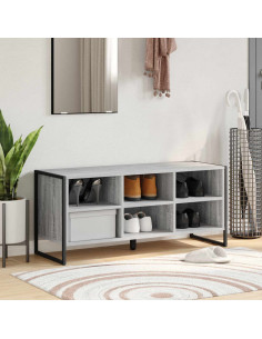 Mobile per scarpe Grigio Sonoma 60 x 35 x 44 cm