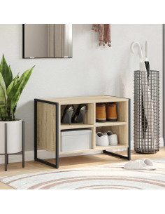 Mobile per scarpe Sonoma 60 x 35 x 44 cm Legno multistrato
